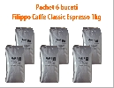Pachet 6 x Cafea Filippo Classic Espresso 6 x 1kg