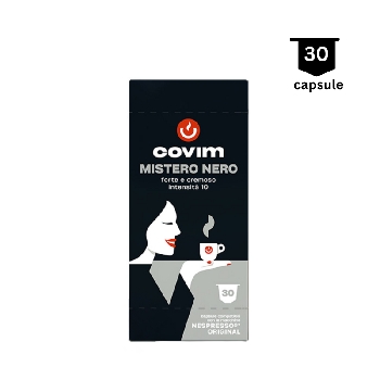Oferta Capsule cafea RES Group Capsule Covim Presso Mistero Nero compatibile Nespresso, 30 buc