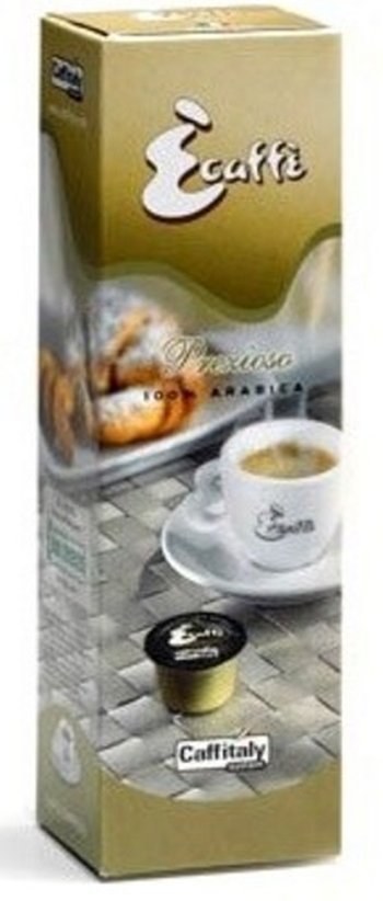 Oferta de Capsule cafea E'caffe Cafea capsule E-Caffe Preziosso, cutie cu 10 buc.