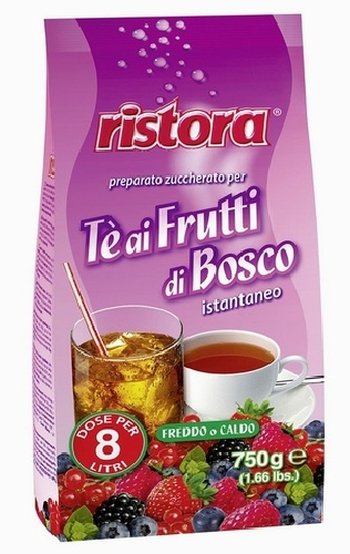Oferta de Ceai instant RES Group Pulbere pentru ceai cu aroma de fructe de padure RISTORA, 750 g
